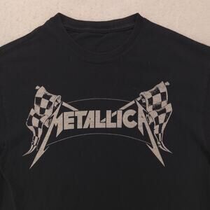 Metallica Band Crew Neck Graphic Short Sleeve T Shirt Mens Size Medium M Black